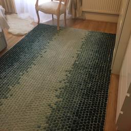 Rug is in good used condition, size is 170/240, 100% pure new wool. Collection from W11 Holland Park