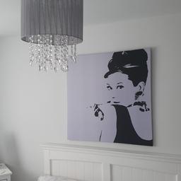 Audrey  Hepburn canvas bought from Ikea vgc