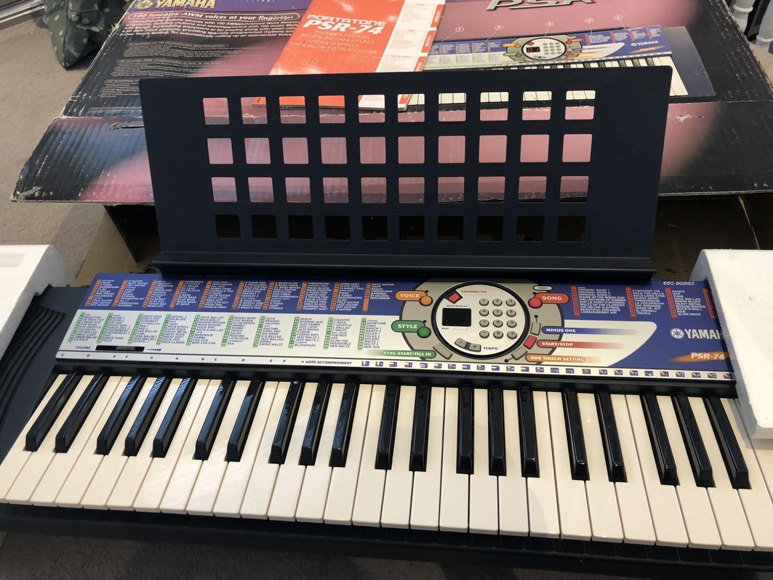 yamaha-psr-74-piano-keyboard-in-nw3-camden-f-r-50-00-zum-verkauf