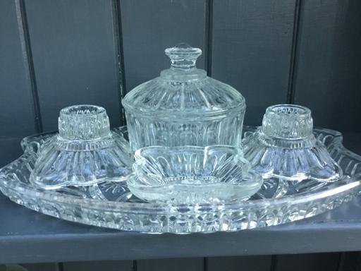 Buy & Sell Suffolk East Suffolk - Photos for Vintage Glass Dressing Table Set