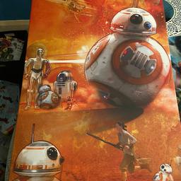 Star Wars - One large canvas in great condition, just don’t have room for it. 60cmx90cm

Two hardbacked 3D posters size A3. The Avengers and Dr Who.

Will sell separately if wanted, just ask. Thanks