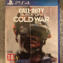 Selling for my brother in-law.

Pre-owned excellent condition
PS4
Call of duty black ops Cold War
Seen second hand on eBay for £45.
Disk kept in box with leaflet- great condition.

Asking price offers in access of £25 
Collection redhill can post if postage paid £2.99