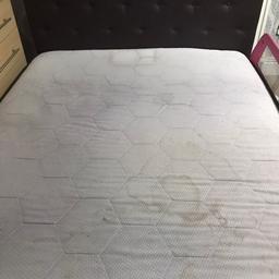 Leather double bed with mattress 
Collection b13