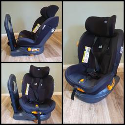 From Birth-105cm (0 - 4 Years) ✔ 2 Way Facing ✔ 4 Recline Positions ✔ ISOFIX Installation ✔ 360 Rotating System ✔

Car seat in mint condition, used just few months. For sale because we need to insert the third car seat, and this one is to  big.
No scratches, marks. 

Newborn insert - never used