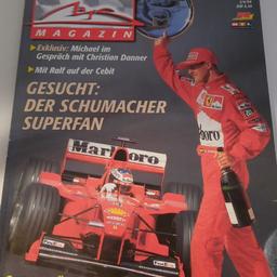 Für Sammler Michael Schumacher Magazin .Keine Rücknahme Garantie Umtausch Versandkosten 4.90 Euro