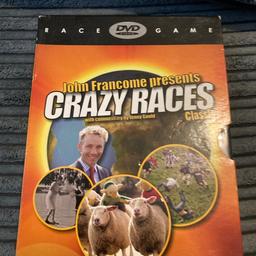 Race DVD Game John Francine presents
Crazy Races Classic really good fun could be had at home by all