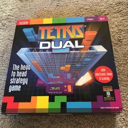 Only opened to look at
Tetris play pieces still in original packaging
Corners of box a little dented due to being in storage.