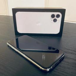 iPhone 11 Pro

64GB

Unlocked to all networks

Silver

Perfect condition

Comes with just a box

I am selling it on another listing with Swarovski and Apple cases for extra money!

Collection only
