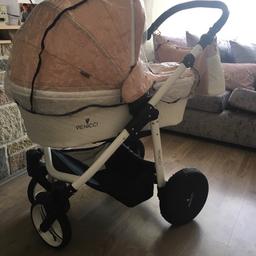 I’m selling my pram I bought in September for 750 it’s in immaculate condition no marks or scratches comes with sit up part which has never been used due to lockdown the pram has been used twice!! Comes in box with sit up part crib part rain cover mosquitoe net and cosy toes suspension on the pram also it’s like Brand new I also have a Joie car seat that I will give for Free only been used once to bring my daughter out of hospital both Pram and car seat in original Boxes 250 Ono 