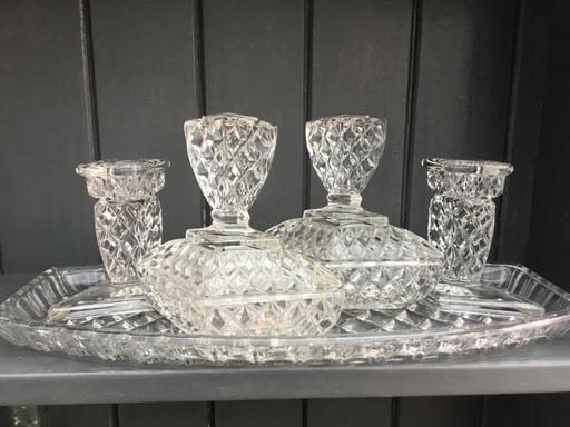 Buy & Sell Suffolk East Suffolk - Photos for Vintage Glass Dressing Table Set