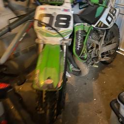 Kx85 2009 model race tuned very reliable bike very fast looking to swap for a bike or for cash