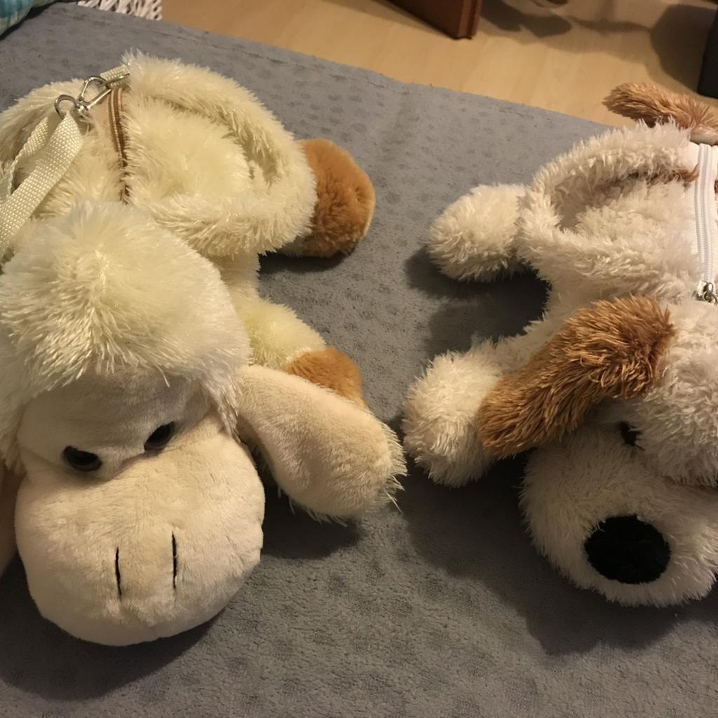 Zwei Plüsch und Kuscheltaschen für Kinder in 90471 Nürnberg für