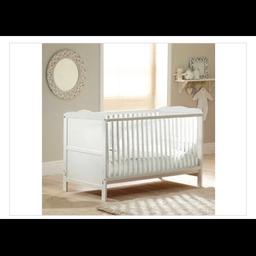 Cot bed can take side off comes with mattress lovely condition