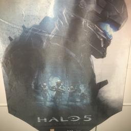 This looks amazing and is a must for any collector, mega rare E3 event cloth banner official halo merchandise, Will post out to Germany