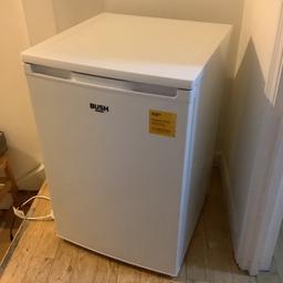 Bush under counter freezer. Model M5585UCFR

Specification:
Frozen food capacity (L) 86
Frost free - No
Reversible door - Yes
Rear panel material - metal
External Size H84.5, W55.3, D57.4cm

Great condition. 
Clean, freezes well, no disgusting smell inside.
Moving out so need to sell. Otherwise would keep to myself.