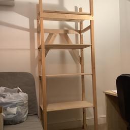Handmade sturdy wooden racks
Great for storage heavy items
4 shelves with adjustable height

Size:
H 201cm
W 76cm
D 45cm