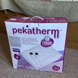 Heated blanket. Double size. Separate control for each side.

Size 150x160

Never used. Euro socket. I provide converter plugs to UK sockets for free if needed.