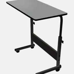 4 Wheel castors (2 with brake) make it easy to move and position.
Large and strong wooden desk.
Lots of space for home or office use.Curved sides protecting young children.Comfortable to study and work on or even just store.
Color:BlackDesk size: See images Distance between the legs: 480mm
Desktop and ground height: 680-880mm.Steel pipe outer diameter: 30mm.Table board thickness: 12mm, Adjustable

NO OFFERS as cheap enough

Collection Greenhithe only