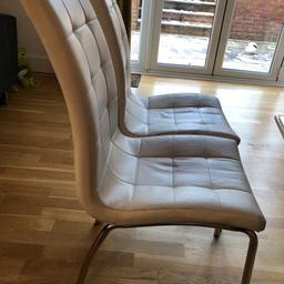 4 Free Dining Chairs in White