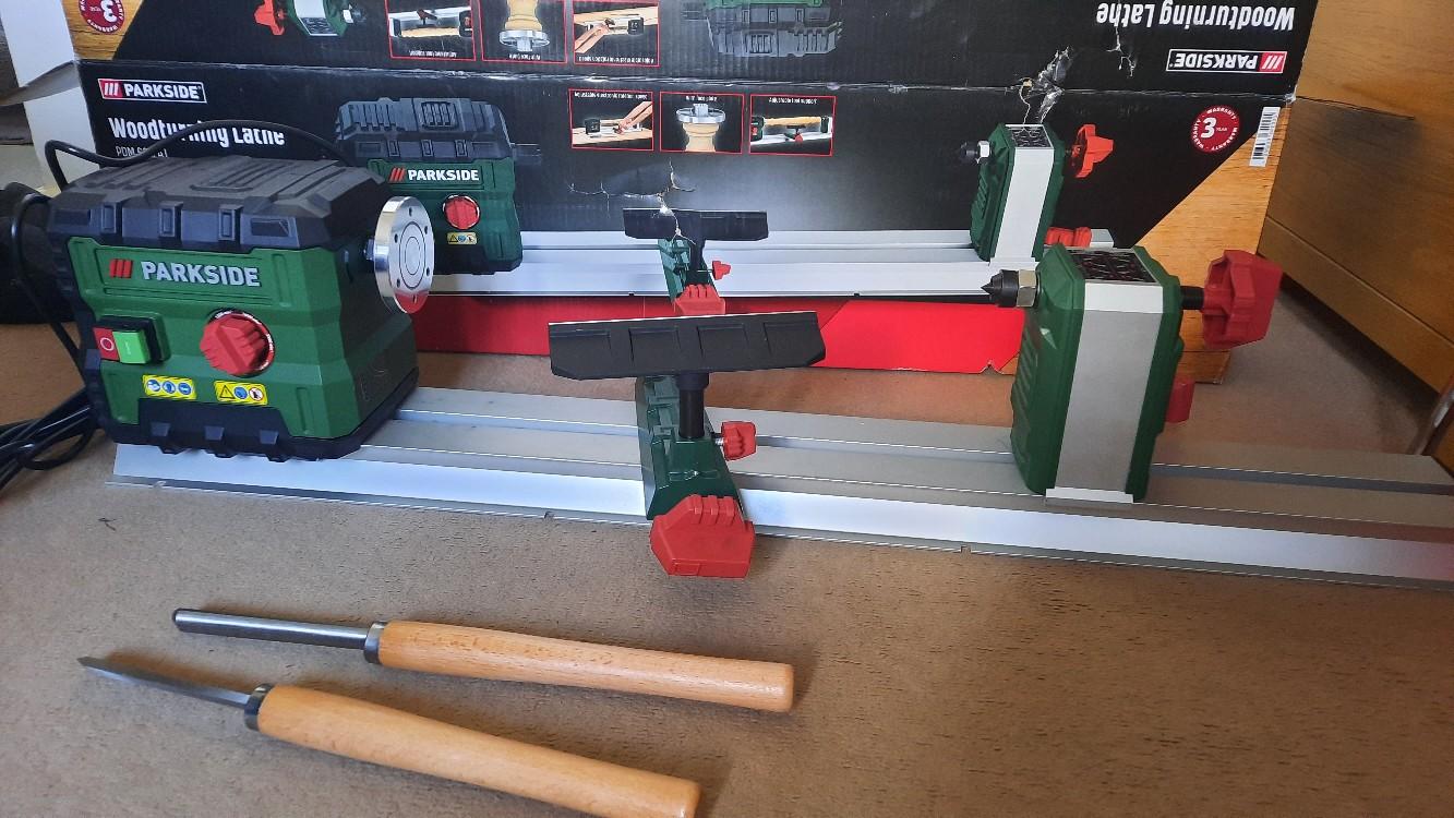 Parkside Wood Lathe pdm 600 (A1) 550w, Germa in B96 Redditch for £99.00