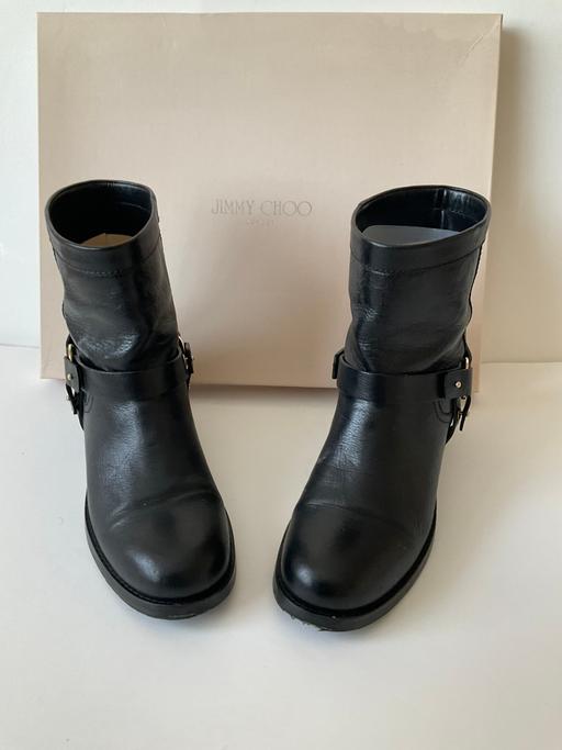 Buy & Sell Leicestershire Leicester - Photos for Jimmy Choo black leather Dixie boots