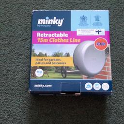 Brand new 15m minky retractable clothes line
