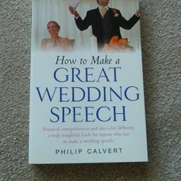 Practical, comprehensive and also a bit different; a truly insightful book for anyone who has to make a wedding speech