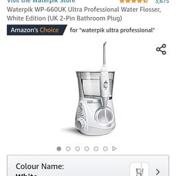 waterpik teeth cleaner/flosser,all info as in pics,new,never used.
£60-00
cant deliver but can post at buyers cost.