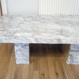 real marble  table .