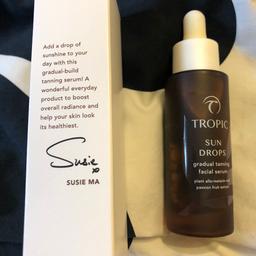 Tropic Skincare sundrops, unwanted present.
RRP £22. Gradual natural facial tan serum.
Collect from Erith or post for £2.99