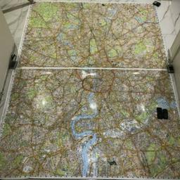 London Knowledge Taxi Map. Condition is "very Good" apart from 2 small tear on the side of the map which won't effect you. RRP £100 Dispatched with Royal Mail 2nd Class.