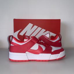 Nike Dunk Low Disrupt Siren Red
🔻UK 9/US 10
🔻Sold out everywhere
🔻Siren red/white colourway
🔻New - (released 11/02)
🔻100% authentic
#dunk#dunks#disrupt#nike#streetwear#sneakers#sneakerheads#kicks#resell#resellers#nikeshoes#solesupplier#drip