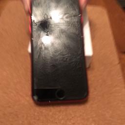 iPhone 8 good condition small cracks on bottom and top of screen see photos 
New screen to fit professionally is £40 
Working perfectly
