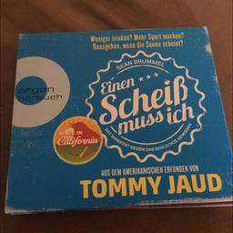 Verkaufe ein Hörbuch mit 5 CD‘s ,, Einen Scheiss muss ich von Tommy Jaud.
2x gehört.
Zum abholen oder + Versand.