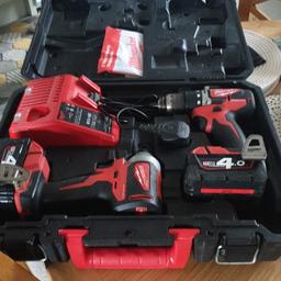 milwaukee combi set, hardly used and still under guarantee until September 21.

Have original receipt. 

Looking for makita hammer drill, cordless or other makita items if interested in a swap.