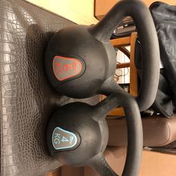 One 6KG kettlebell and one 4KG kettlebell for sale. 

Both used and in good condition. 

£20 for both. 

Collection from Great Barr, Birmingham.