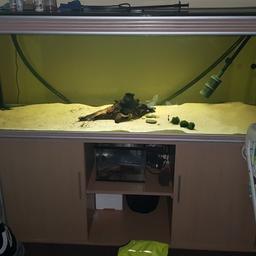 £150 collection only I can help with loading,

sale includes: 6foot tank, stand and sand

07565320554 for more information
