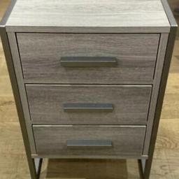 Half price Of RRP £69

Assembly: Self Assembly
Depth: 297 MM
Height: 550 MM
Width: 362 MM
Finish Type: Wood Effect
Number of Drawers: 3
Runner Detail: Metal

68F

Collection from NW2, Staples Corner Area or direct delivery within London from £12,99 via City Sprint. Delivery cost is subject to distance so please inquire before purchasing.

Looks like never assembled but can’t guarantee for 100% as don’t have time to check properly, with all screws,instructin