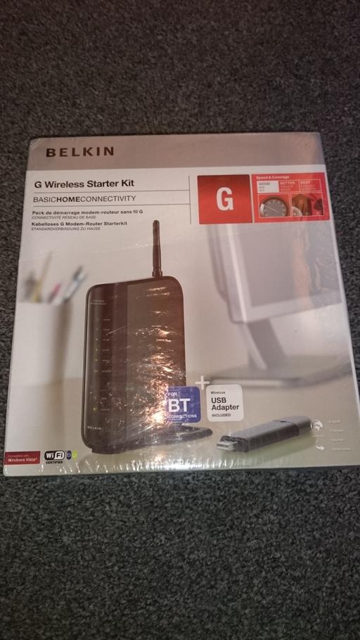 Buy & Sell West Yorkshire Wakefield - Photos for belkin wireless starter kit router for BT,new