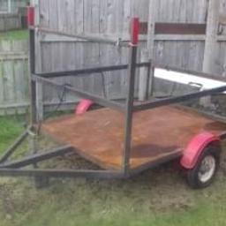 Trailer for Sale (5 Foot x 4 Foot)
Back drops down for easier access..
Well made & Solid Trailer, just needs boarding out
Any Questions please ask. 
Collection from Middlesbrough
