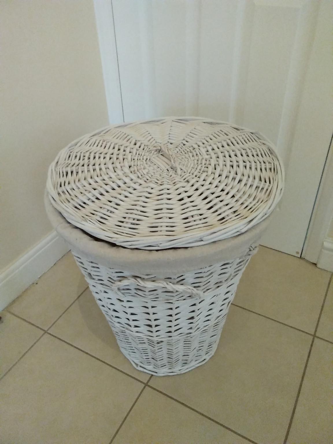 Dunelm Wicker Laundry basket 50cms x 43cms in NN3 Northampton for £10.