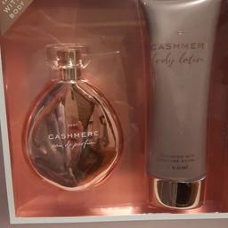 brand new cashmere perfume and body lotion set brand new
