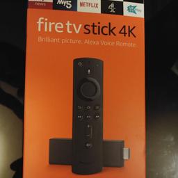 fire tv stick 4k was only used for less than month in very good condition for sale because I own the fire cube collection only from b11 