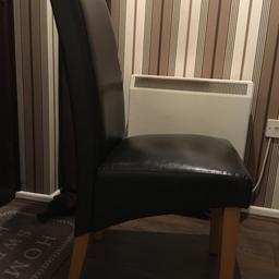 As pictured purchased from Harvey’s,1 slight wear and tear as pictured can sell separate 4 in total,comfortable and no dips on seated area really stable and strong may be able to deliver locally for extra cost