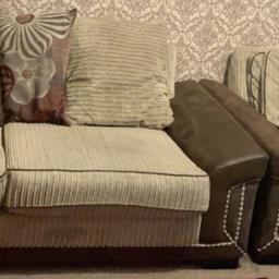 3 seater and 2 seater sofa set 
Brown colour 
Selling due to moving home 
Hence why selling cheap 
Minor colour defects 
Open to offers 

Need gone ASAP 
Collection only Nechells