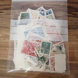1 Säckchen voll Briefmarken nur UdSSR
CA 200 Stück meist Sondermarken