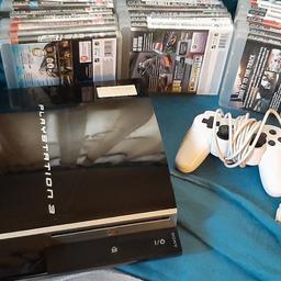 for sale is my ps3 & 27 games plus one wired controller extra long wire in good condition well looked after fully working ready to go collection only ng7 lenton nottm thanks for looking.