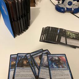 100+ magic the gathering cards, mostly commons/uncommons but some rares and a mythic too. Includes monster protector binder. Please ask if you have any questions!