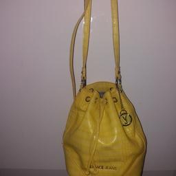 Armani Jeans Croc Embossed Bucket Bag, rare genuine, has some wear on the inside.
