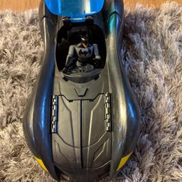 excellent condition. comes with a batman figure. can open the boot and bonnet. you can buy extra bits for it so can shoot stuff from its bonnet.